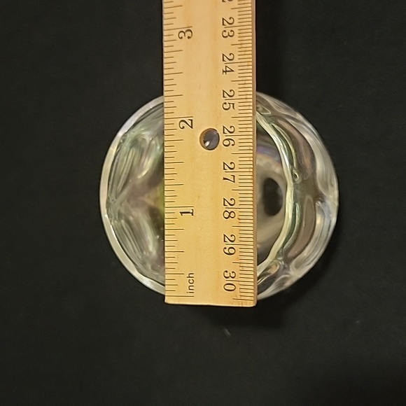 West Virginia Glass MCM Iridescent Optic Small Glasses - Picture 3 of 6